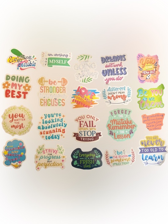 Other - Motivational Vinyl Sticker Decals Bundle 20 STICKERS TOTAL